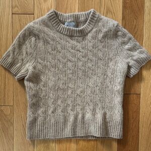 J. Crew Women's Cable Knit Sweater - Taupe